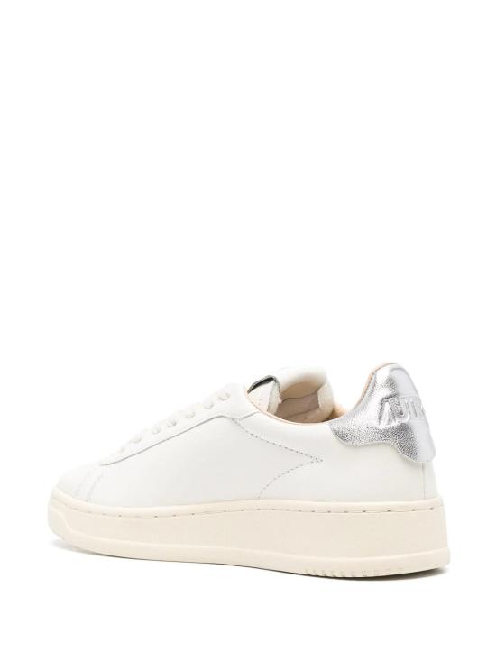 26FW 오트리 달라스 로우 고트스킨 스니커즈 ADLW MR07 White - AUTRY