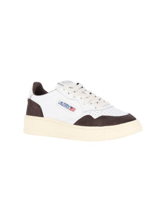 26FW 오트리 메달리스트 로우 레더 스니커즈 AULW FT19 White - AUTRY