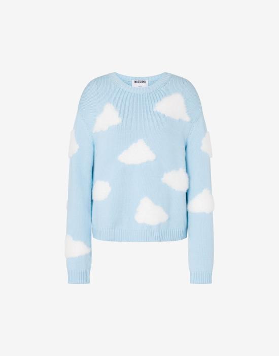 26SS 모스키노 스웨터 AEF261E 09360507AEF0888 Blue DOM