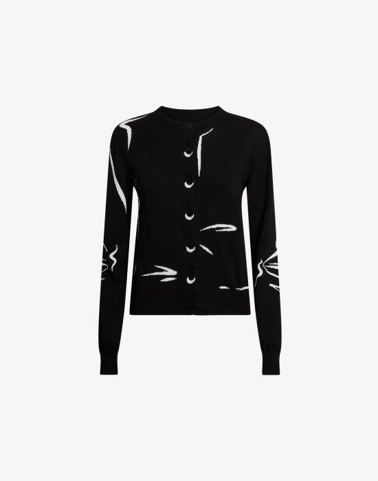 26SS 모스키노 가디건 AEF261D 09200400AEF4555 Black DOM