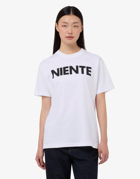 26SS 모스키노 반팔 티셔츠 AEF261D 07080441AEF1001 White DOM - MOSCHINO