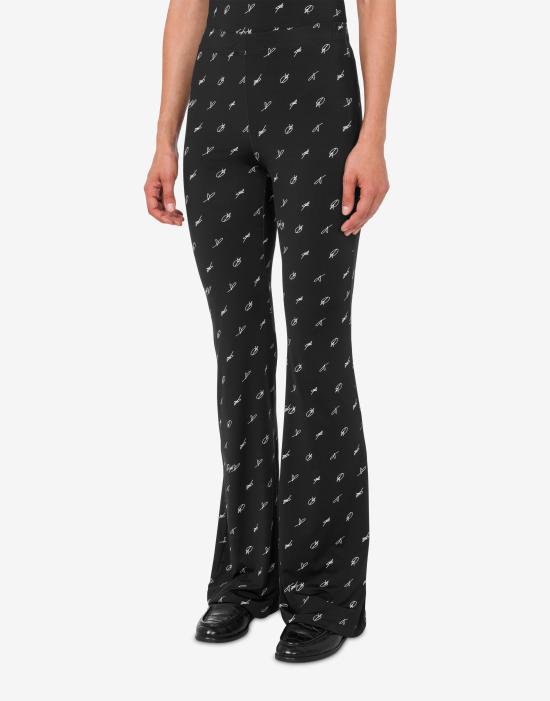 26SS 모스키노 팬츠 AEF261K103373249AEF1555 Black DOM - MOSCHINO