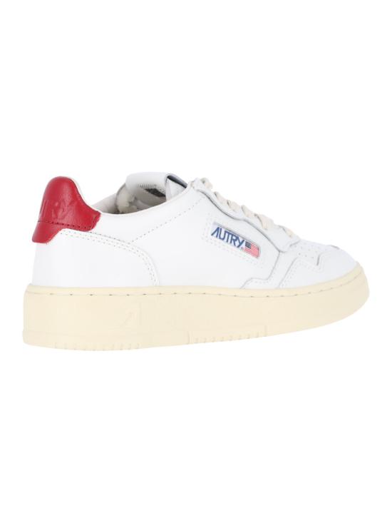 26FW 오트리 메달리스트 로우 레더 스니커즈 AULW LL33 White - AUTRY