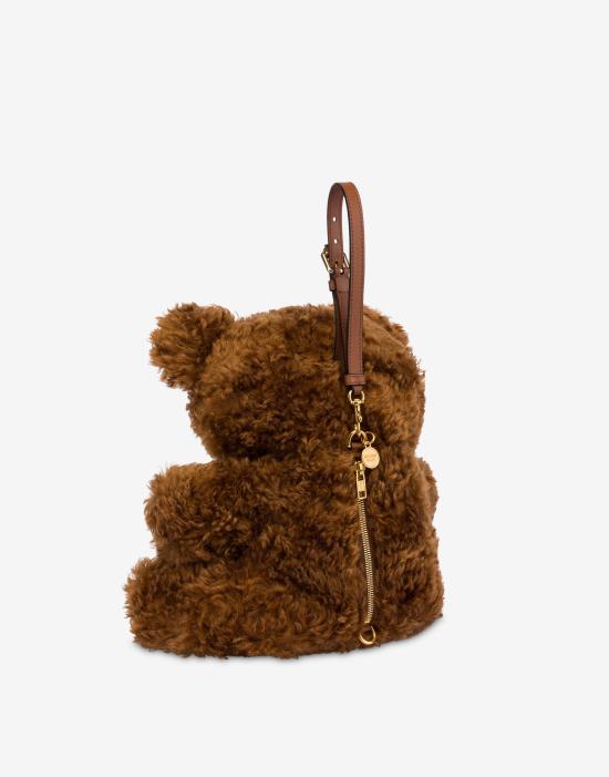 26SS 모스키노 키링 POLMC4100PP1OOW1POL30A Brown DOM - MOSCHINO