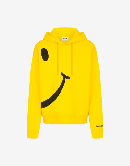 26SS 모스키노 후드 티셔츠 AEF261ZZ17110228AEF1027 Yellow DOM