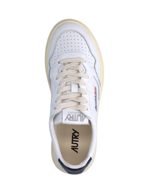 26FW 오트리 메달리스트 로우 레더 스니커즈 AULW LL12 White - AUTRY