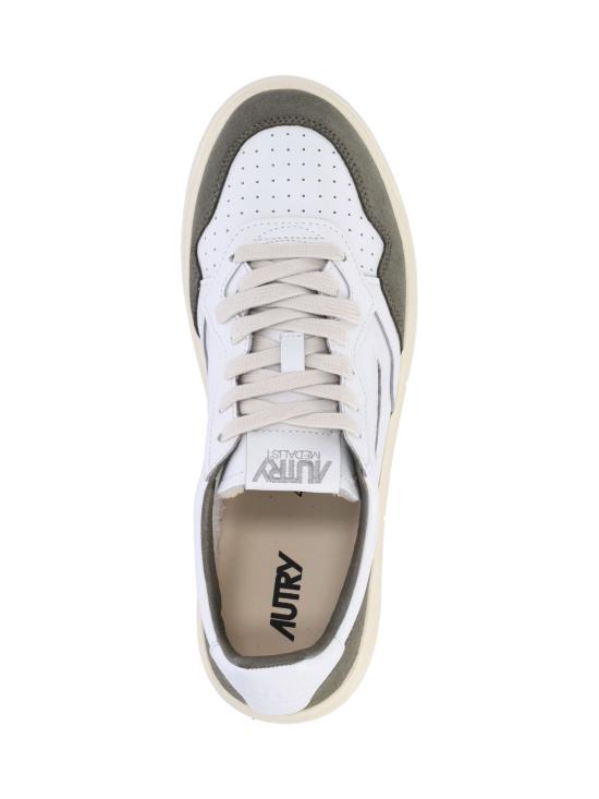 26FW 오트리 메달리스트 로우 스니커즈 AULM FT21 White - AUTRY
