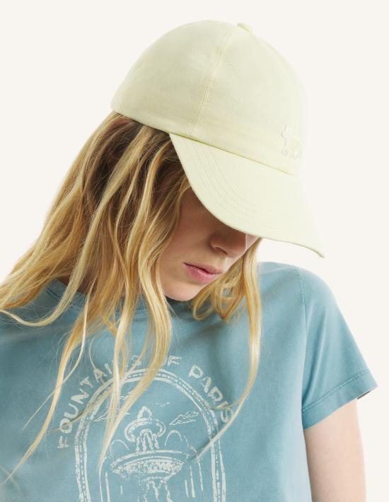 26SS 메종키츠네 베이비 폭스 볼캡 OW06108WB00260424 PASTEL YELLOW DOM