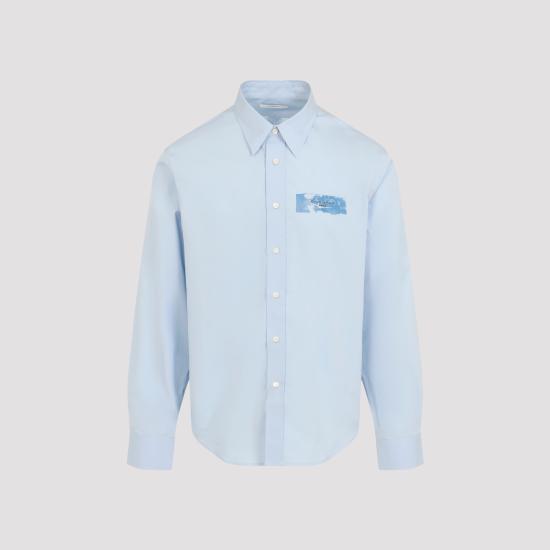 26FW 지방시 긴팔 셔츠 BM617V1YMY 452 LIGHT BLUE - GIVENCHY