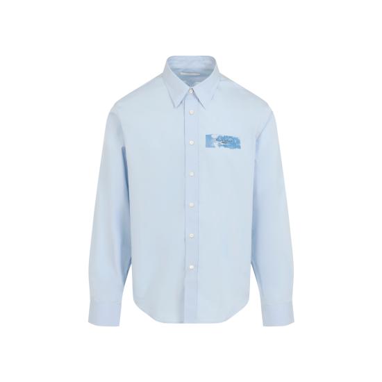 26FW 지방시 긴팔 셔츠 BM617V1YMY 452 LIGHT BLUE - GIVENCHY