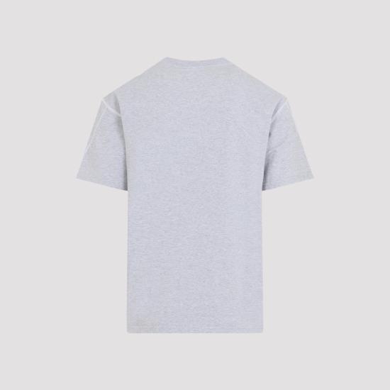 26FW 지방시 반팔 티셔츠 BM71P53YR8 055 LIGHT GREY MELANGE - GIVENCHY