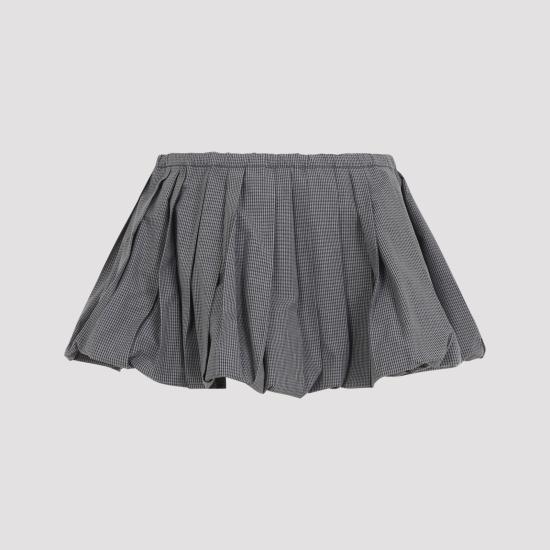 26FW 미우미우 숏 스커트 MG2723SOOO 19OS F0031 GRIGIO - MIU MIU