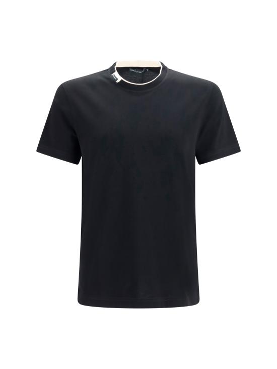 26FW 돌체앤가바나 반팔 티셔츠 G8TW5TFU7EQ N0000 BLACK