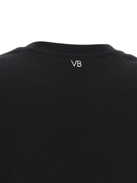 26FW 빅토리아 베컴 반팔 티셔츠 1226JTS007471ABLACK Black - VICTORIA BECKHAM