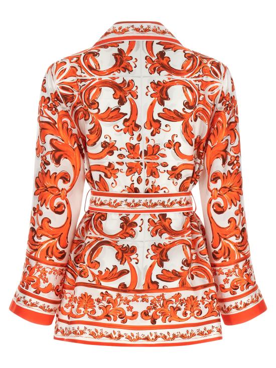 26FW 돌체앤가바나 블라우스 F5Q03TGDDRES9000 Orange - DOLCE & GABBANA