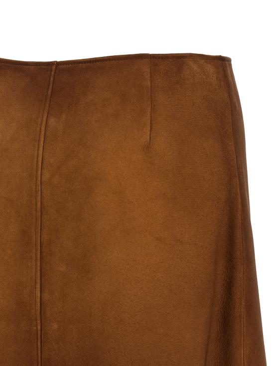 26FW 미우미우 숏 스커트 MPD859SOOO19QLF0046 Brown - MIU MIU
