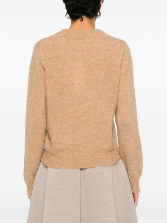 26FW 가니 베어 그래픽 울 니트 A1070091 118 CAMEL - GANNI