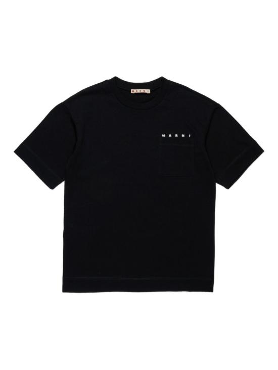 26FW [키즈] 마르니 티셔츠 M01415M00RF 0M900 Nero