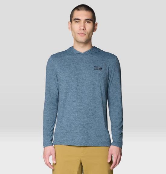 26SS 마운틴하드웨어 긴팔 티셔츠 2038381 443 ADRIATIC BLUE HEATHER DOM