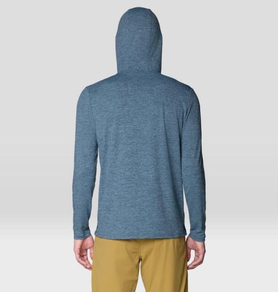 26SS 마운틴하드웨어 긴팔 티셔츠 2038381 443 ADRIATIC BLUE HEATHER DOM - MOUNTAIN HARDWEAR