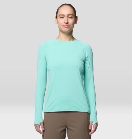 26SS 마운틴하드웨어 긴팔 티셔츠 1982721 320 ICY TEAL DOM