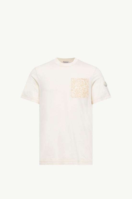 26SS 몽클레어 반팔 티셔츠 8C00070 89B8Q 050 WHITE DOM