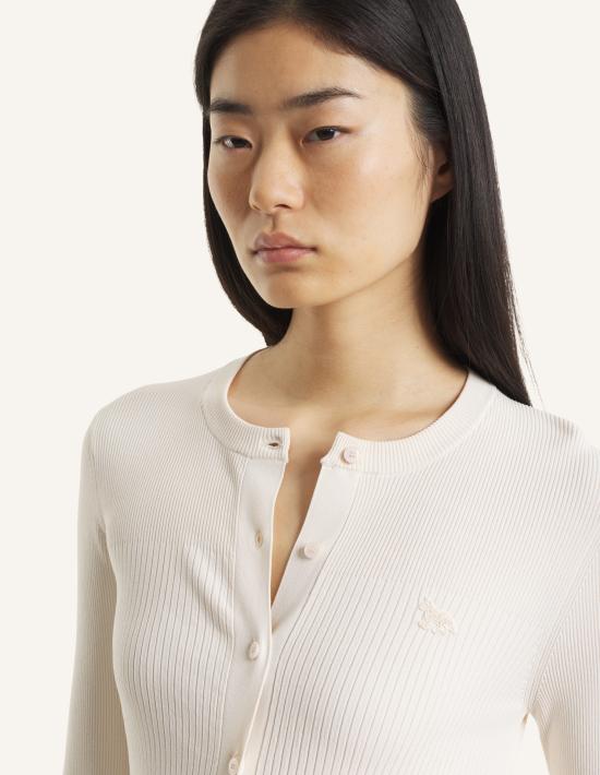 26SS 메종키츠네 가디건 QW00502KT11930063 NOBLE BEIGE DOM - MAISON KITSUNE