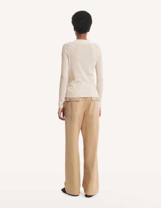 26SS 메종키츠네 가디건 QW00501KT1195H218 LIGHT BEIGE MELANGE DOM - MAISON KITSUNE