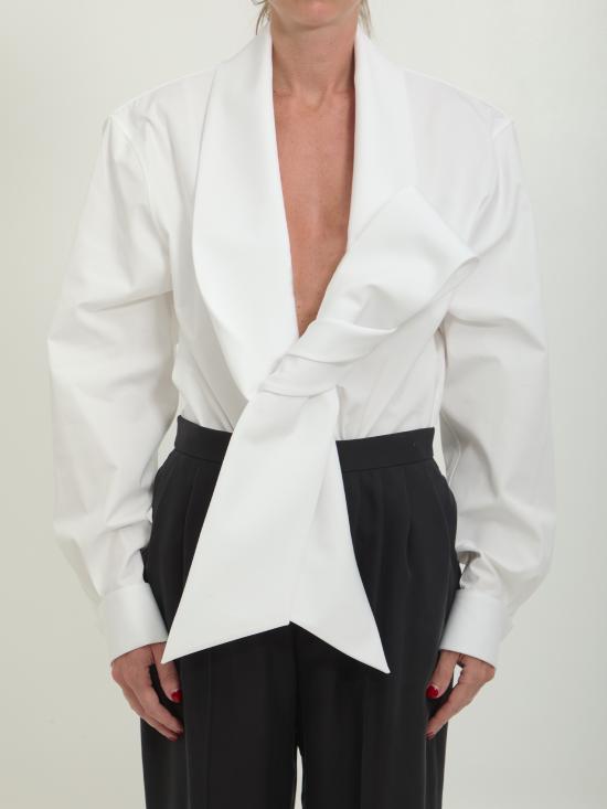 26SS 생로랑 셔츠 870726 WHITE
