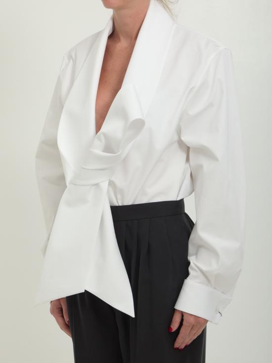 26SS 생로랑 셔츠 870726 WHITE - SAINT LAURENT