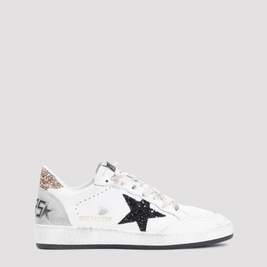 26FW 골든구스 글리터 스타 볼스타 스니커즈 GWF00117 F006118 10750 WHITE BLACK GOLD ICE