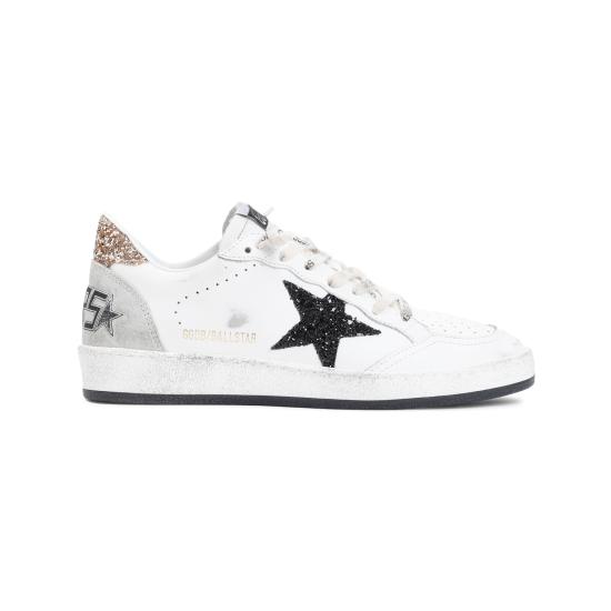 26FW 골든구스 글리터 스타 볼스타 스니커즈 GWF00117 F006118 10750 WHITE BLACK GOLD ICE - GOLDEN GOOSE