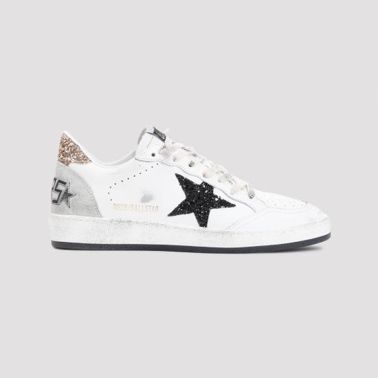 26FW 골든구스 글리터 스타 볼스타 스니커즈 GWF00117 F006118 10750 WHITE BLACK GOLD ICE - GOLDEN GOOSE