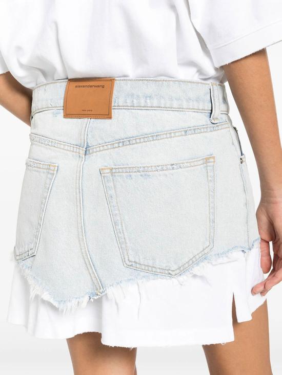 26FW 알렉산더 왕 숏 원피스 4DC3266121 494C WHITE LIGHT BLEACH - ALEXANDER WANG