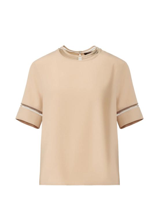 26SS 파비아나 필리피 크레이프 드 신 블라우스 탑 TPD266F289L775 0157 AB024749 42