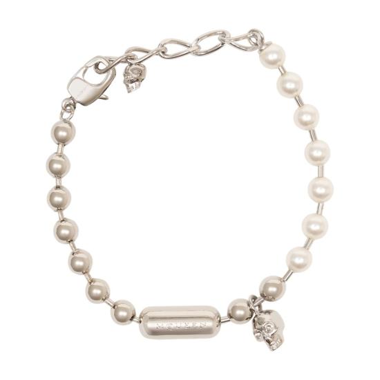 26FW 알렉산더 맥퀸 브레이슬릿 854547J161B1026 silver