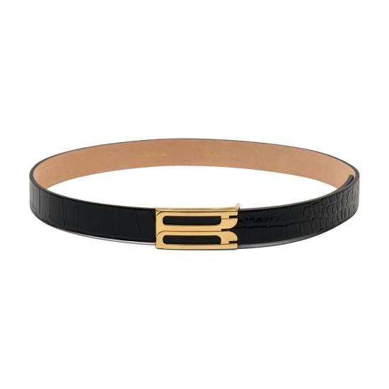 26FW 빅토리아 베컴 레귤러 벨트 1324ABL005786A black