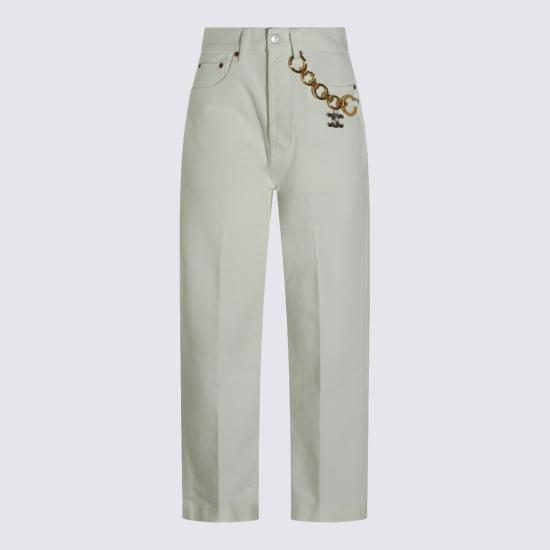 26FW 셀린느 데님 팬츠 RP0IU617R GFV7 WHITE