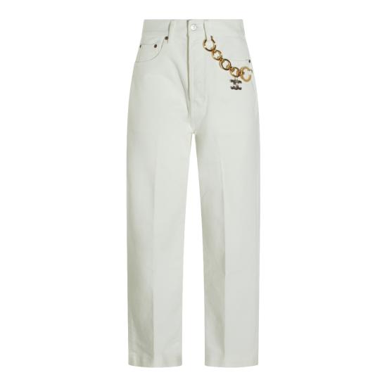 26FW 셀린느 데님 팬츠 RP0IU617R GFV7 WHITE - CELINE