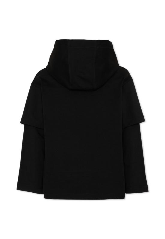 26FW [키즈] 발망 티셔츠 BZ8I30 Z3672 930BC BLACK - BALMAIN