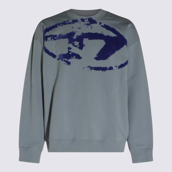 26FW 디젤 S 박스트 N5 스웨트셔츠 A13051 0DMBU9ED POWDER BLUE - DIESEL