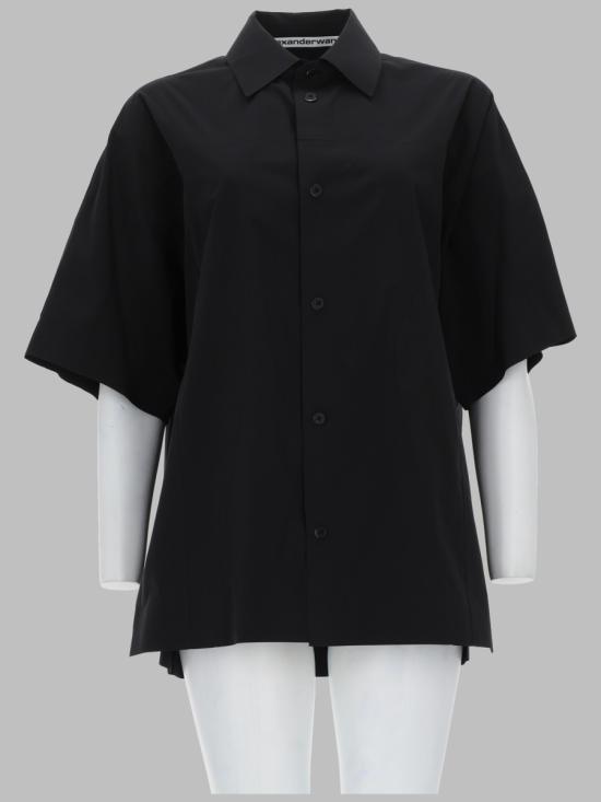 26FW 알렉산더 왕 셔츠 UWC3261912 001 BLACK