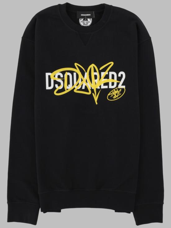 26FW 디스퀘어드2 긴팔 티셔츠 S74GU0977 D25028900 BLACK
