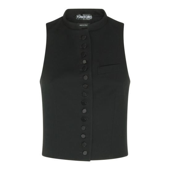 26FW 톰포드 민소매 티셔츠 WA0050 FAX1667NAA BLACK - TOMFORD