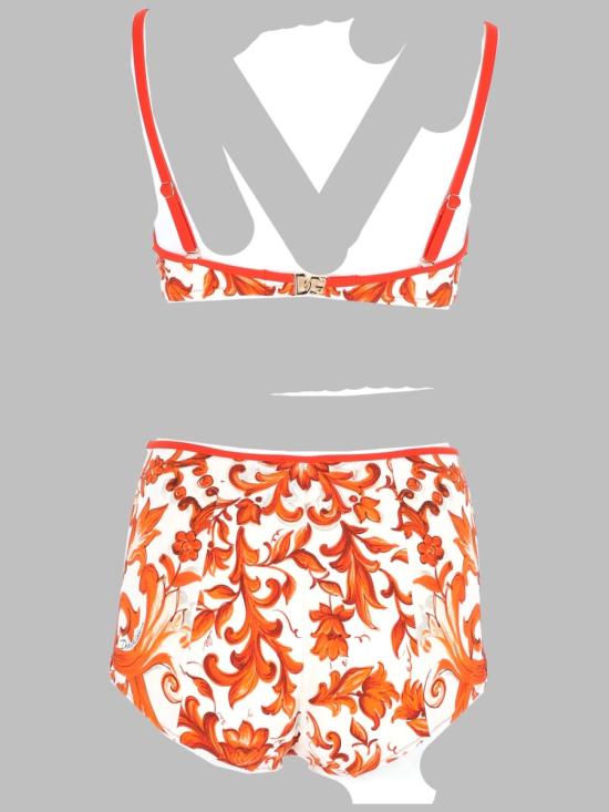 26FW 돌체앤가바나 비치웨어 O8A27J ONO19ID3TN ORANGE - DOLCE & GABBANA
