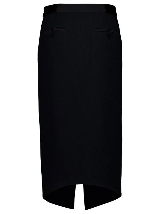 26FW 톰포드 롱 스커트 GC5845 FAX1759 NAA BLACK - TOMFORD