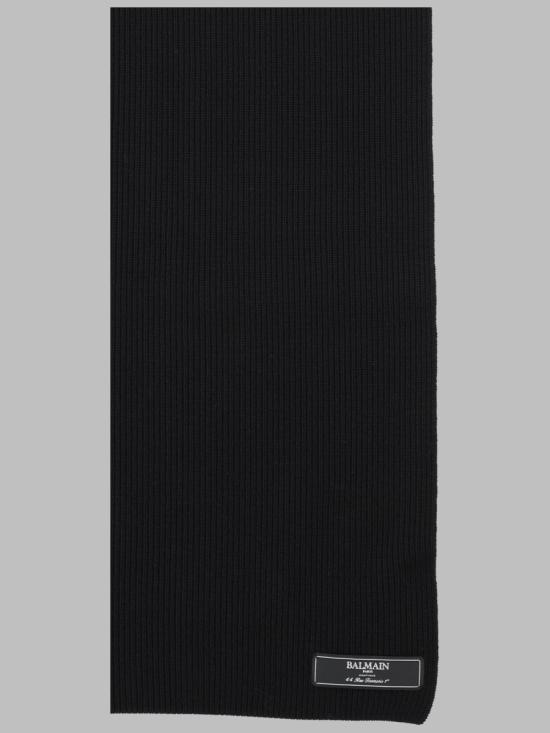 26FW 발망 머플러/스카프 HH1XG070KK35 0PA BLACK - BALMAIN