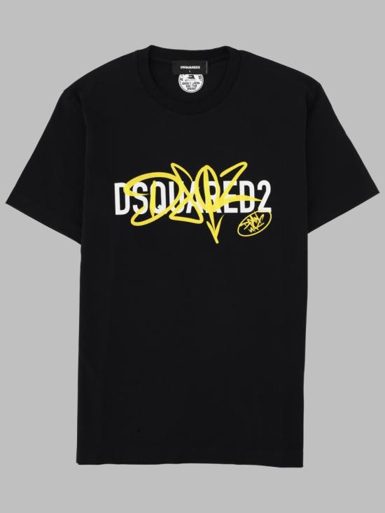 26FW 디스퀘어드2 반팔 티셔츠 S74GD1580 D20106900 BLACK