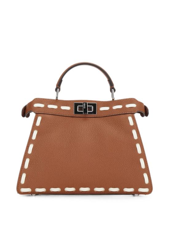 26FW 펜디 피카부 아이씨유 스몰 가죽 토트백 8BN327 AY6X F1X1T SELLIER BC IC - FENDI