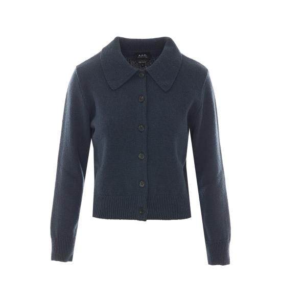 26FW 아페쎄 가디건 WOASX F22368 IAK Blue